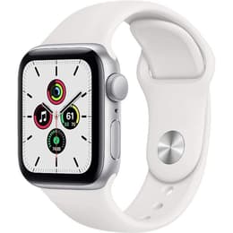 Apple Watch (Series SE) 2020 GPS 44 mm - Aluminio Plata - Correa deportiva Blanco
