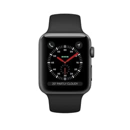 Apple Watch (Series 3) 2017 GPS 42 mm - Aluminio Negro - Deportiva Negro
