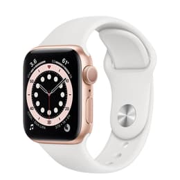 Apple Watch (Series 4) 2018 GPS 40 mm - Aluminio Oro - Deportiva Blanco