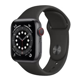 Apple Watch (Series 6) 2020 GPS 44 mm - Aluminio Gris - Correa deportiva Negro