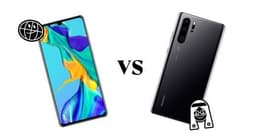 Comparación entre el Huawei P30 y el Huawei P30 Pro.