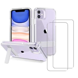 Funda iPhone 11 y 2 protectores de pantalla - TPU - Transparente