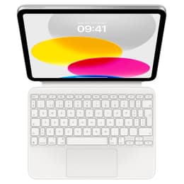 iPad Magic Keyboard Folio (iPad no incluido) 10.9" (2022) - Blanco - QWERTY - Portugués