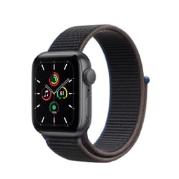 Apple Watch Series SE 1 (2020) GPS 44 mm - Aluminio Gris espacial - Correa loop deportiva Negro