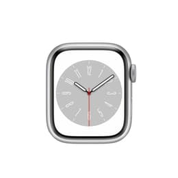 Apple Watch Series 9 (2023) GPS + Cellular 41 mm - Aluminio Plata - Correa deportiva Blanco