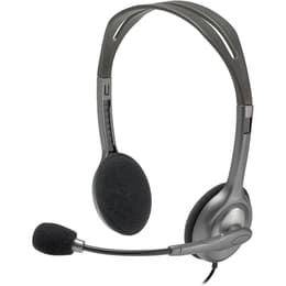 Cascos con cable micrófono Logitech H111 - Gris