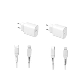 Cable y enchufe (USB + USB-C) 12W - WTK