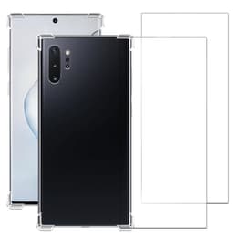 Funda Galaxy Note 10 y 2 protectores de pantalla - TPU - Transparente