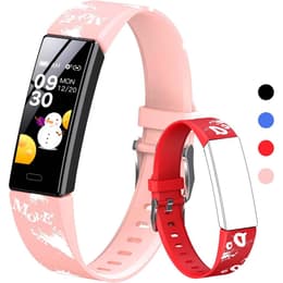 Relojes No Brand Cardio GPS Male female Fitness tracker Message Notifications Monitoring IP68 - Red and Pink - Rojo/Rosa