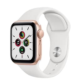 Apple Watch Series SE 1 (2022) GPS + Cellular 40 mm - Aluminio Oro - Correa deportiva Blanco