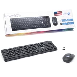 Simpletek Teclado QWERTY Inglés Wireless MK-03B