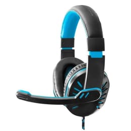 Cascos reducción de ruido gaming con cable micrófono Esperanza Elektroid - Azul