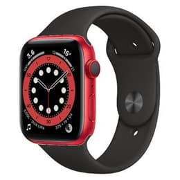 Apple Watch Series 6 (2020) GPS + Cellular 44 mm - Aluminio Rojo - Correa deportiva Negro