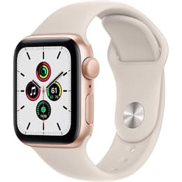 Apple Watch Series SE 1 (2020) GPS 40 mm - Aluminio Oro - Correa deportiva Blanco estrella