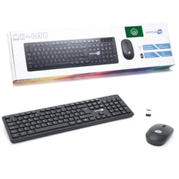 Simpletek Teclado QWERTY Árabe Wireless M&K ARABO ARABIC Kit Mouse and Keyboard