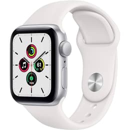 Apple Watch Series SE 2 (2022) GPS + Cellular 40 mm - Aluminio Plata - Correa deportiva Blanco