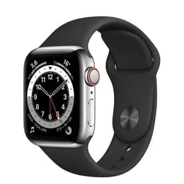 Apple Watch Series 5 (2019) GPS + Cellular 40 mm - Aluminio Plata - Correa deportiva Negro