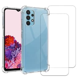 Funda Galaxy A53 y 2 protectores de pantalla - TPU - Transparente