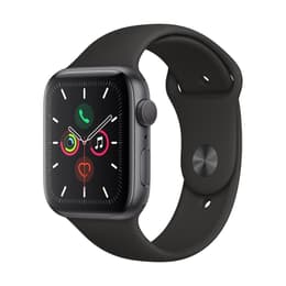 Apple Watch Series 5 (2019) GPS + Cellular 44 mm - Aluminio Gris espacial - Correa deportiva Negro