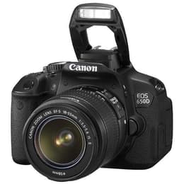Réflex EOS 650D - Negro + Canon Zoom Lens EF-S 18-55mm f/3.5-5.6 f/3.5-5.6