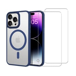 Funda iPhone 13 Pro y 2 protectores de pantalla - TPU - Transparente