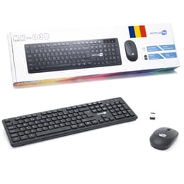 Simpletek Teclado QWERTZ Wireless M&K RUMENO Kit Mouse and Keyboard