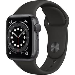 Apple Watch Series 6 (2020) GPS 44 mm - Aluminio Gris espacial - Correa deportiva Negro