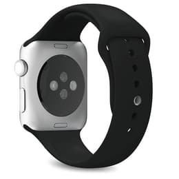 Apple Watch Series SE 1 (2020) GPS 40 mm - Aluminio Plata - Correa deportiva Negro