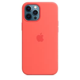 Funda de silicona Apple iPhone 12 Pro Max - Magsafe - Silicona Rosa