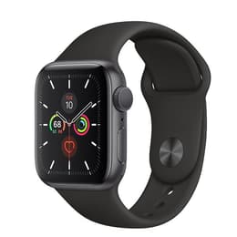 Apple Watch Series 5 (2019) GPS + Cellular 40 mm - Aluminio Gris espacial - Correa deportiva Negro