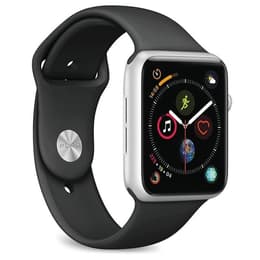 Apple Watch Series 6 (2020) GPS 44 mm - Aluminio Plata - Correa deportiva Negro