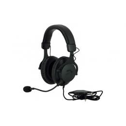 Cascos gaming con cable micrófono Atrix LITE SERIES 40 - Negro