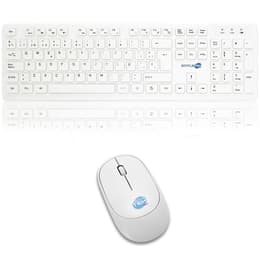 Simpletek Teclado QWERTY Español Wireless M&K SPAGNOLA Kit Mouse and Keyboard