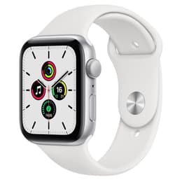 Apple Watch Series SE 1 (2020) GPS 44 mm - Aluminio Plata - Correa deportiva Blanco