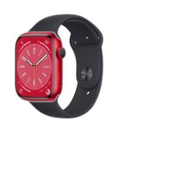 Apple Watch Series 8 (2022) GPS 45 mm - Aluminio Rojo - Correa deportiva Negro