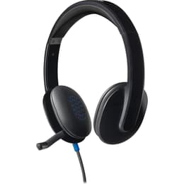 Cascos reducción de ruido con cable micrófono Logitech H540 - Negro