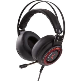 Cascos reducción de ruido gaming con cable micrófono Skillkorp SKP H21 - Negro