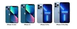 los 4 modelos de la serie iPhone 13