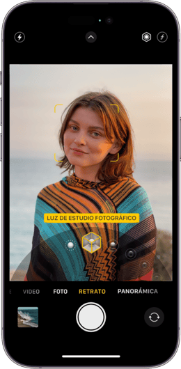 foto retrato iphone 
