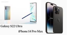 galaxy s22 ultra vs iphone 14 pro max